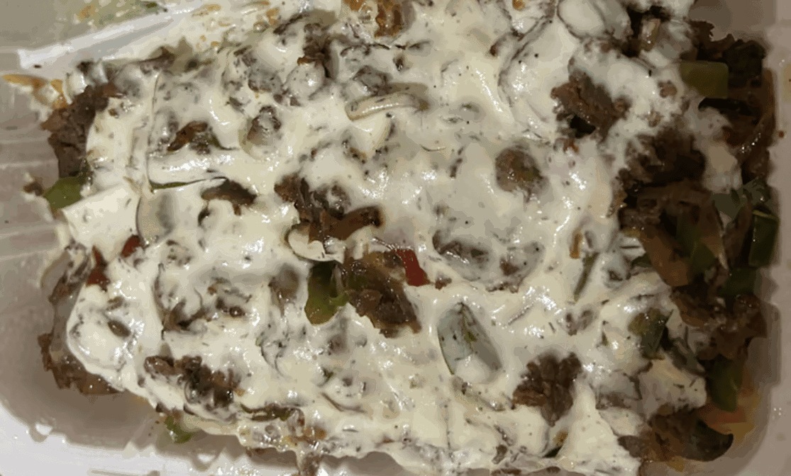 Cheesy pasta dish from Quick Slice Pizza